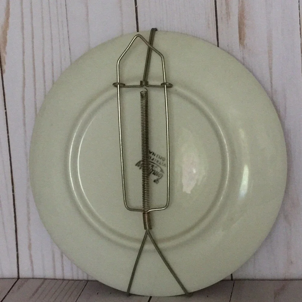 Vintage Embassy USA Vitrified China Berry Strawberry Pattern Decorative Plate